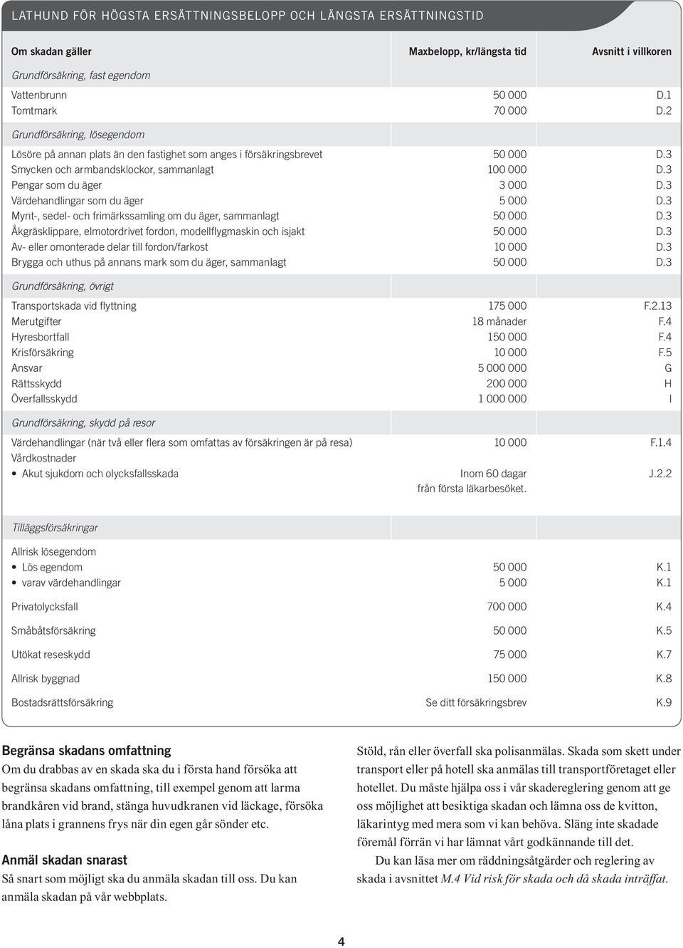 3 Värdehandlingar som du äger 5 000 D.3 Mynt-, sedel- och frimärkssamling om du äger, sammanlagt 50 000 D.3 Åkgräsklippare, elmotordrivet fordon, modellflygmaskin och isjakt 50 000 D.