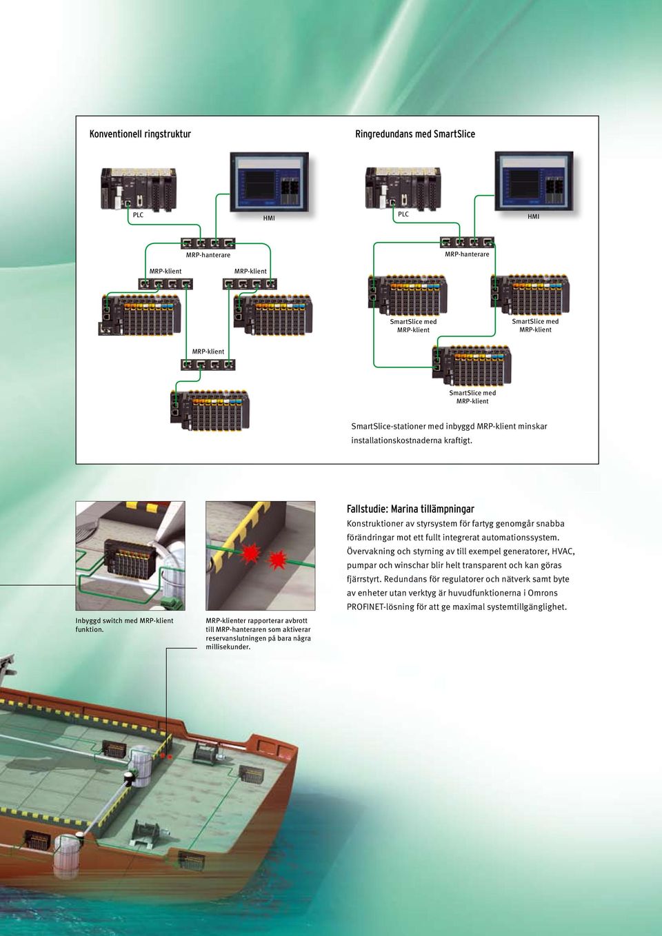 Fallstudie: Marina tillämpningar Konstruktioner av styrsystem för fartyg genomgår snabba förändringar mot ett fullt integrerat automationssystem.