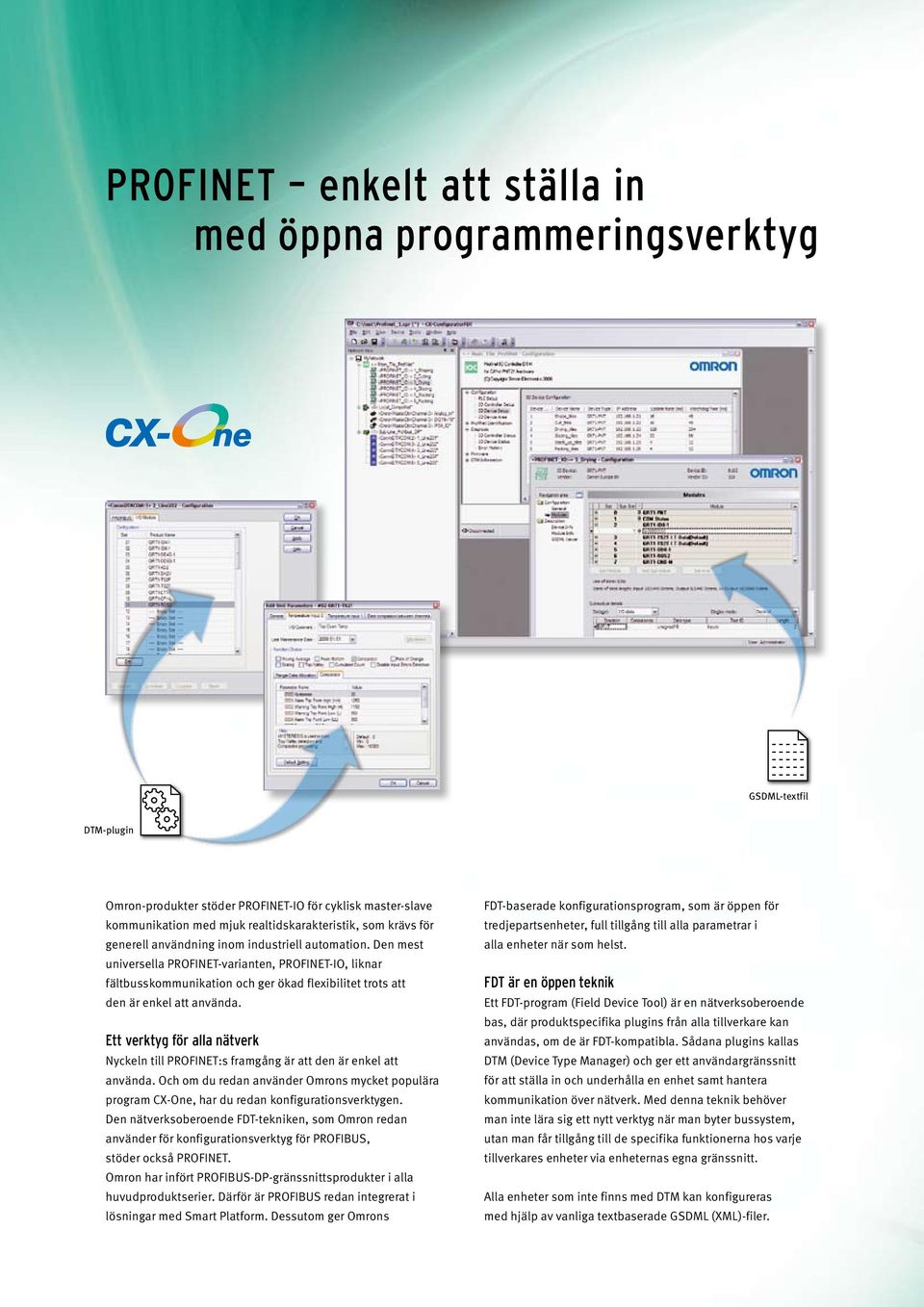 Den mest universella PROFINET-varianten, PROFINET-IO, liknar fältbusskommunikation och ger ökad flexibilitet trots att den är enkel att använda.