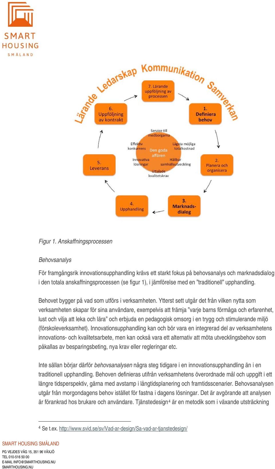 en traditionell upphandling. Behovet bygger på vad som utförs i verksamheten.