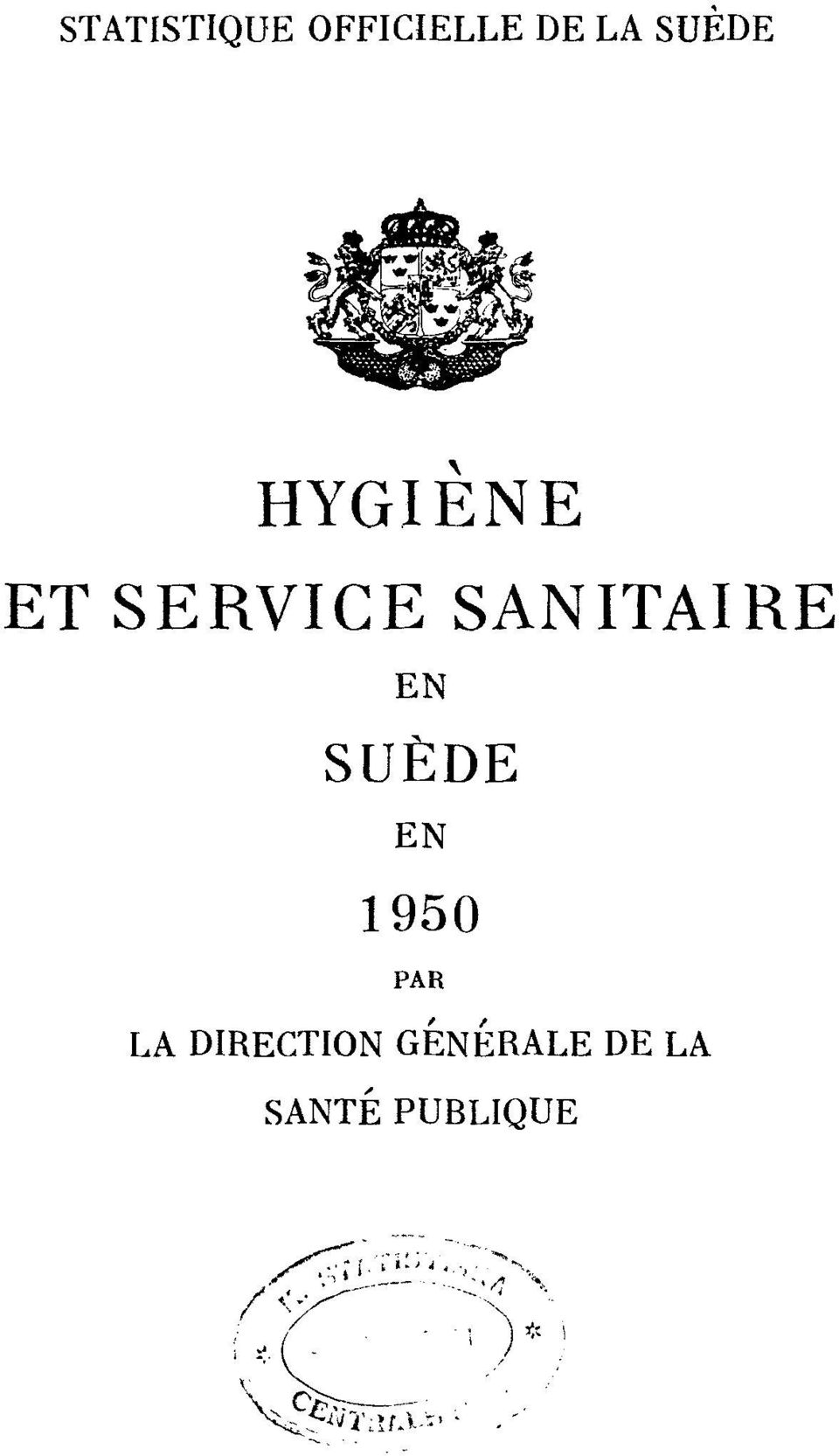 SANITAIRE EN SUÈDE EN 1950 PAR