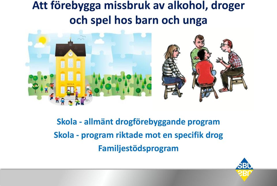 drogförebyggande program Skola - program