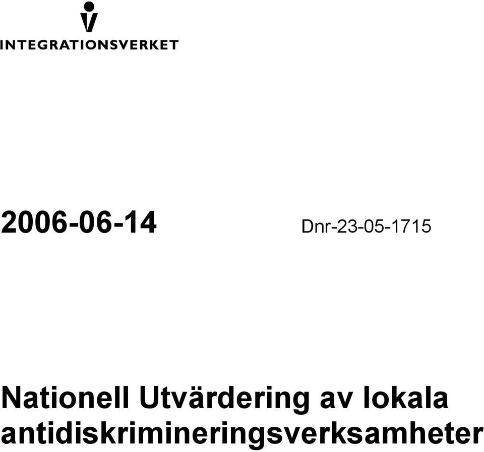 Nationell Utvärdering