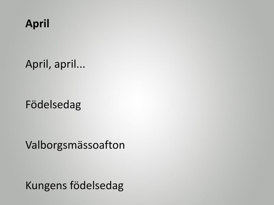 .. Födelsedag