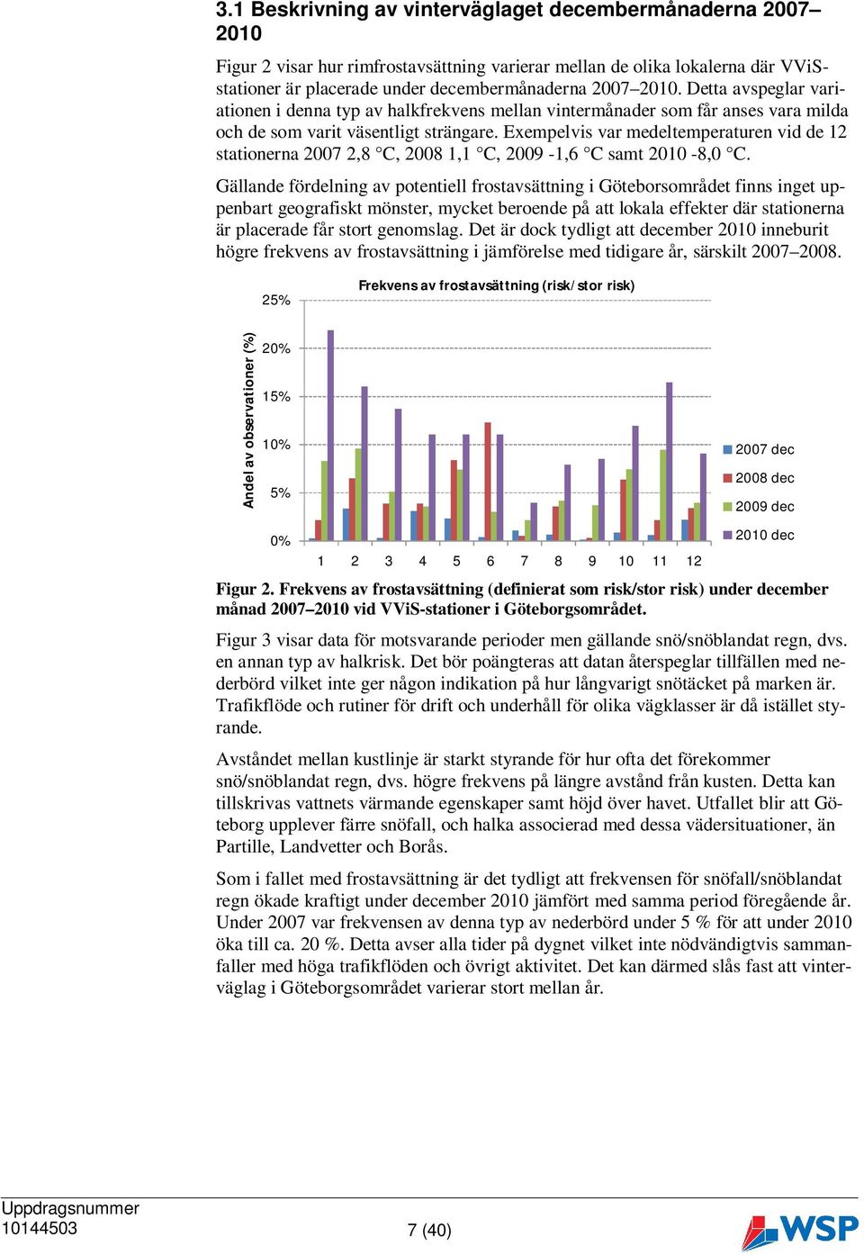 Exempelvis var medeltemperaturen vid de 12 stationerna 2007 2,8 C, 2008 1,1 C, 2009-1,6 C samt 2010-8,0 C.