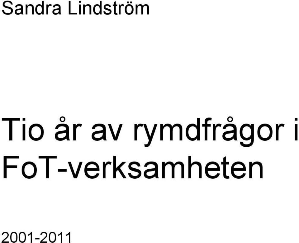 rymdfrågor i