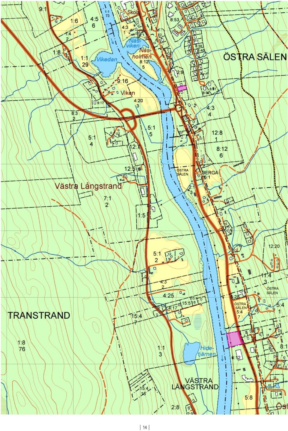 motsvarar 100 meter i