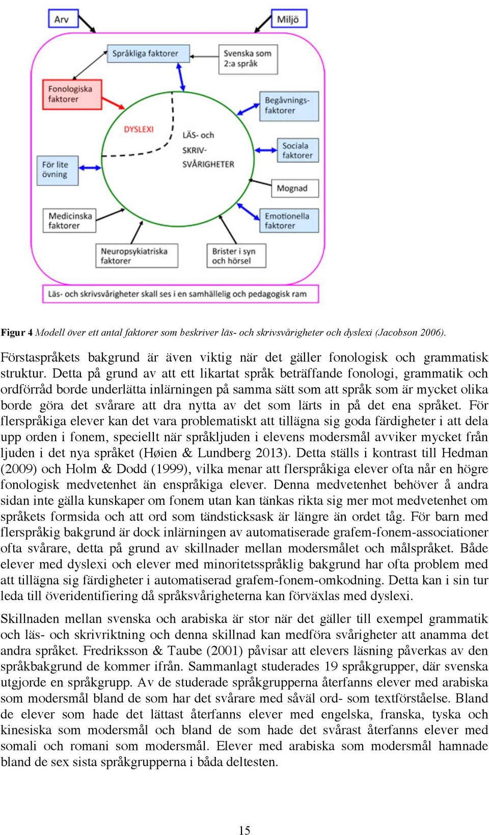 nytta av det som lärts in på det ena språket.