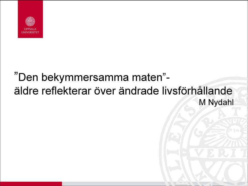 reflekterar över