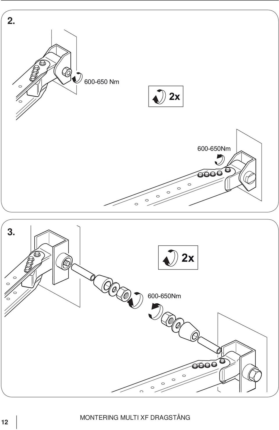 2x 600-650Nm 12