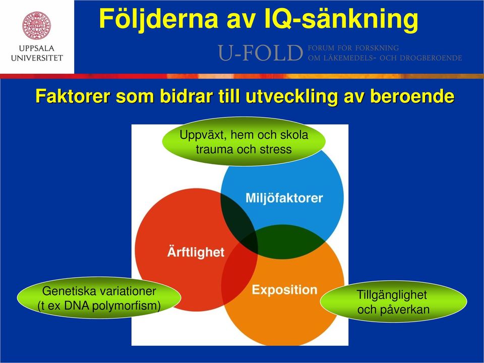 skola trauma och stress Genetiska variationer