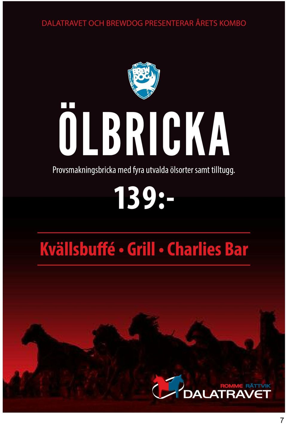 ÖLBRICKA Provsmakningsbricka