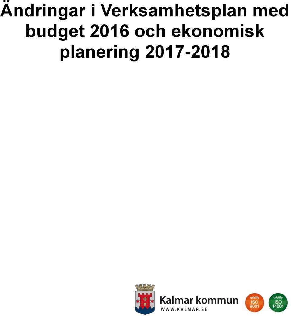 budget 2016 och