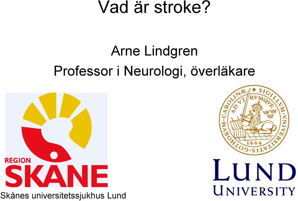 i Neurologi, överläkare