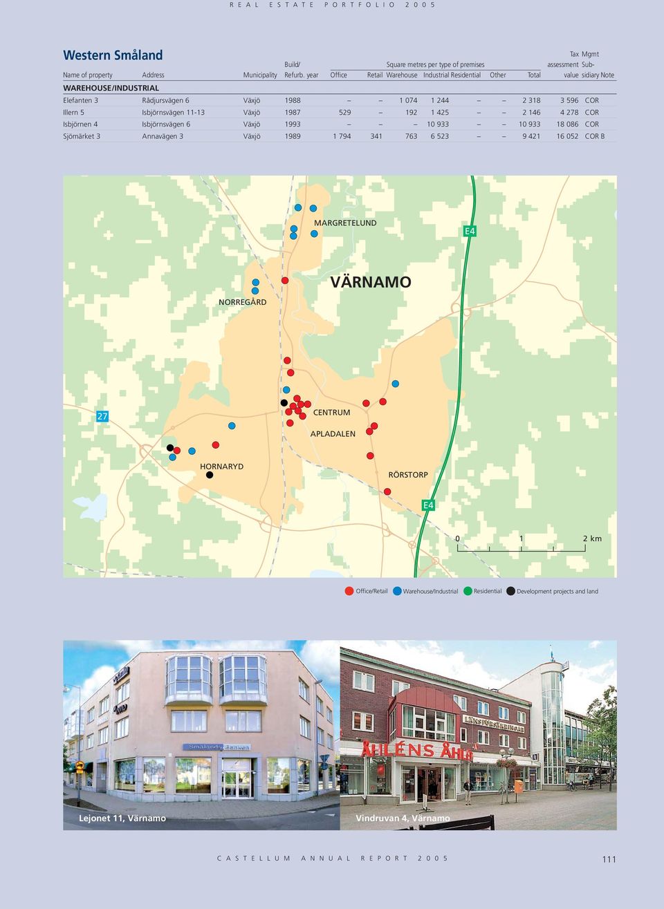 1989 1 794 341 763 6 523 9 421 16 052 COR B MARGRETELUND E4 VÄRNAMO NORREGÅRD 27 0 CENTRUM 1 2km APLADALEN HORNARYD RÖRSTORP E4