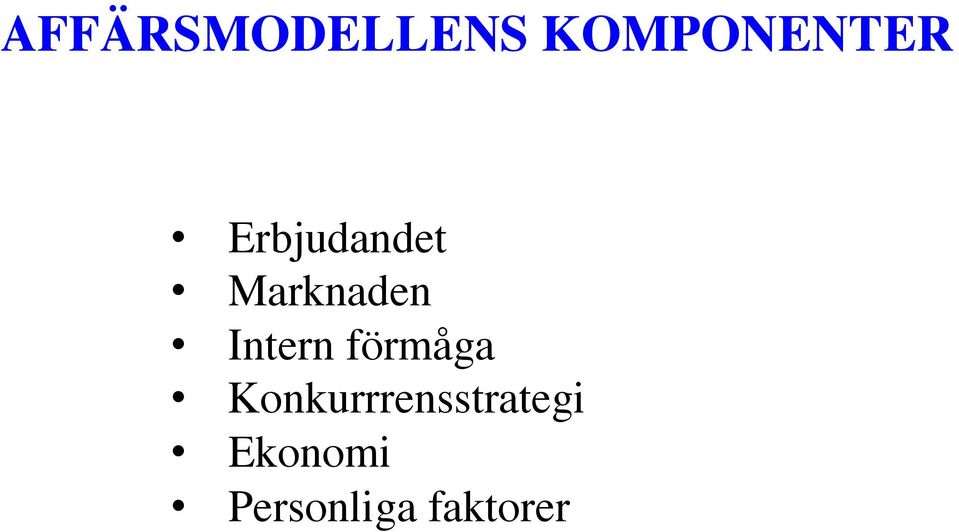 Intern förmåga