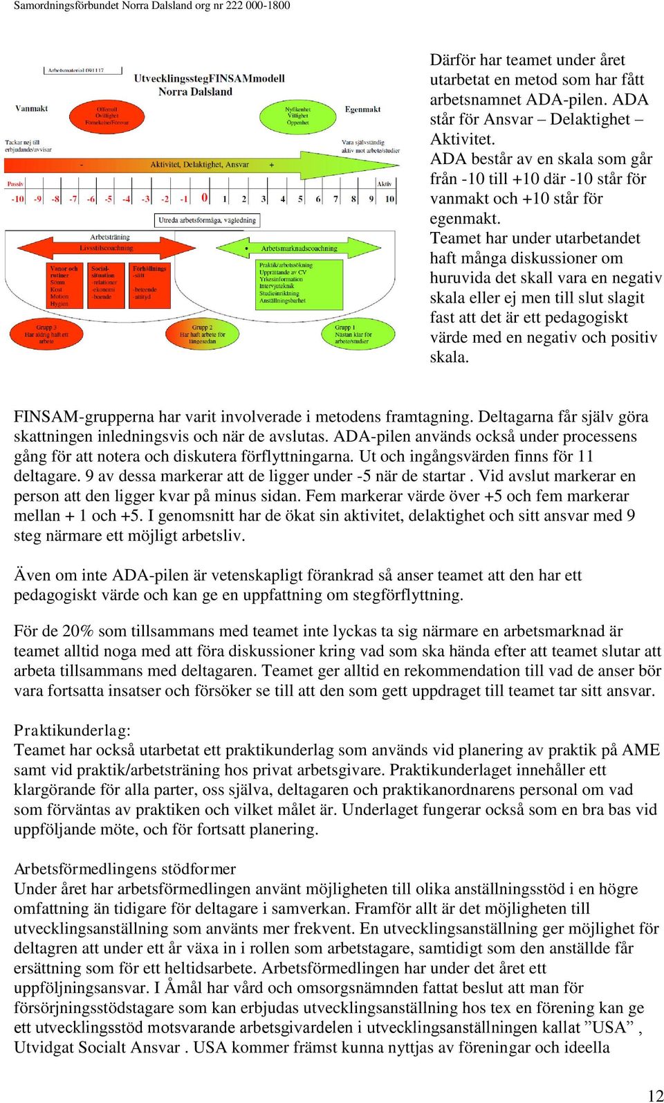 Teamet har under utarbetandet haft många diskussioner om huruvida det skall vara en negativ skala eller ej men till slut slagit fast att det är ett pedagogiskt värde med en negativ och positiv skala.