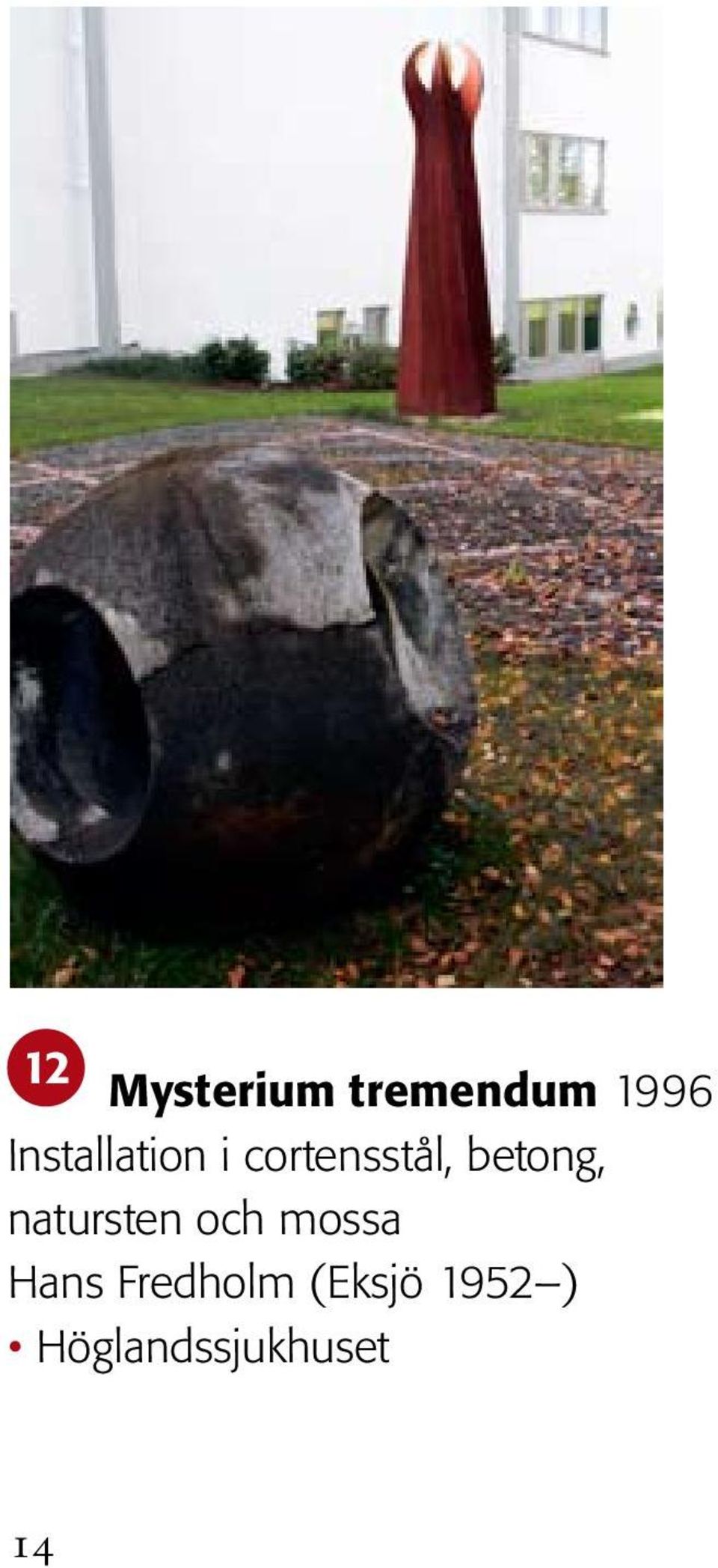 betong, natursten och mossa Hans
