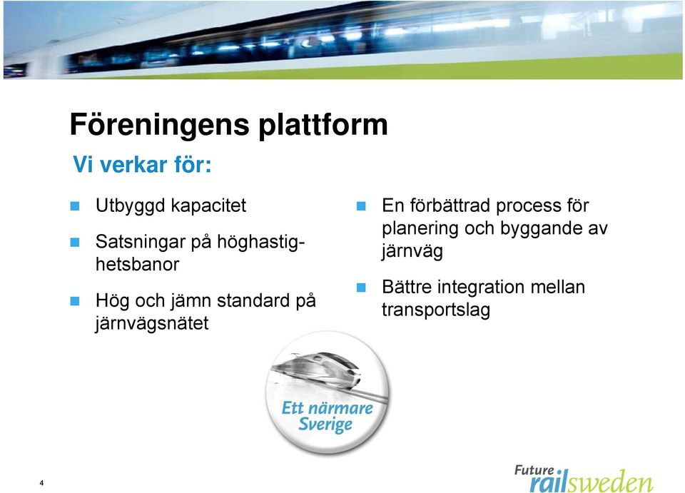 på järnvägsnätet En förbättrad process för planering och