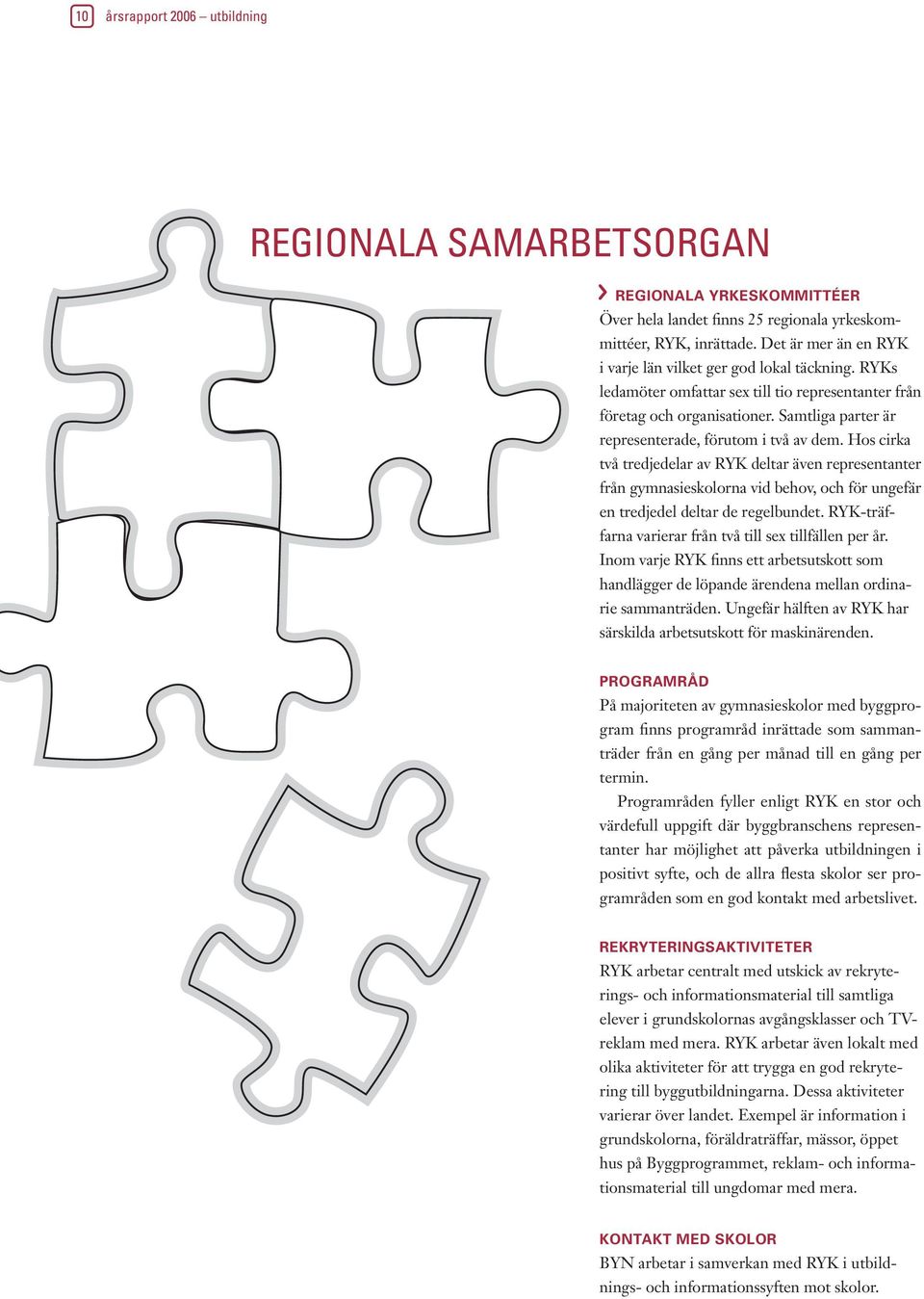 Samtliga parter är representerade, förutom i två av dem.