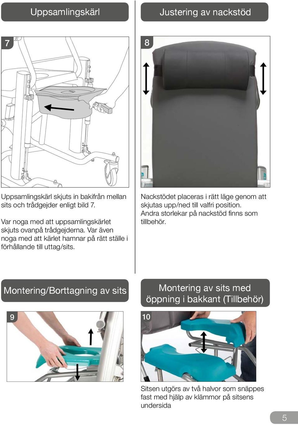 Var även noga med att kärlet hamnar på rätt ställe i förhållande till uttag/sits.