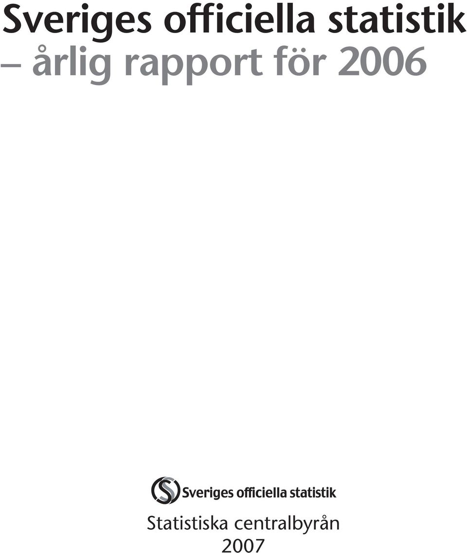 rapport för 2006