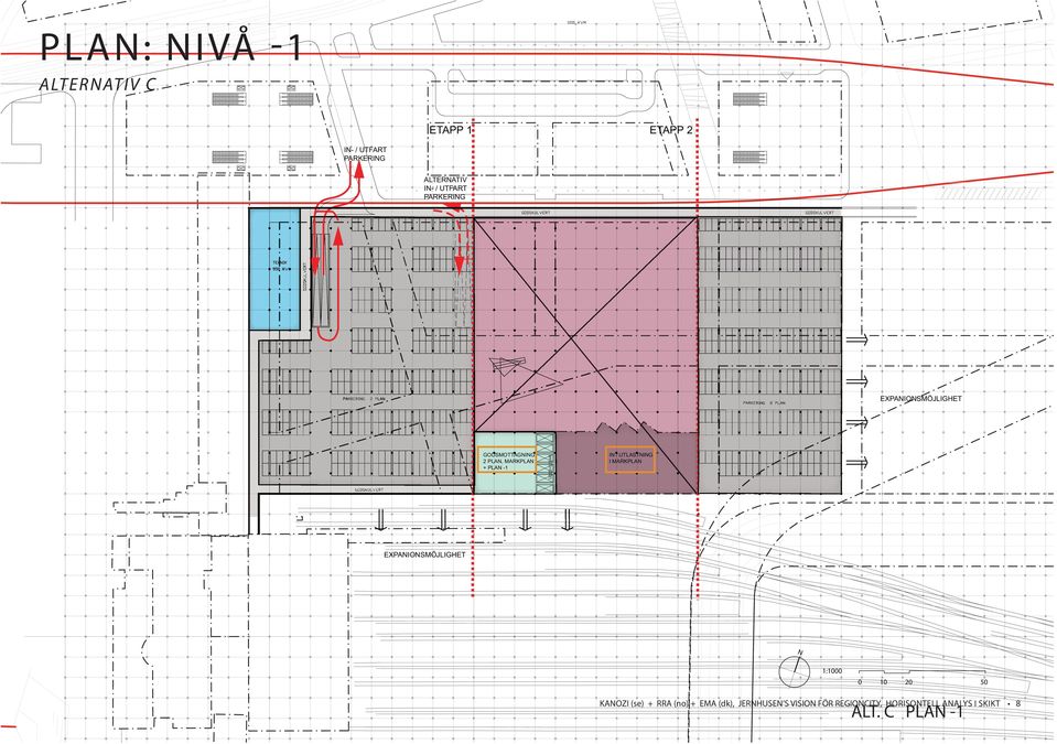 IN / UTLASTNING I MARKPLAN EXPANIONSMÖJLIGHET N 1:1000 0 10 20 50 KANOZI (se) +