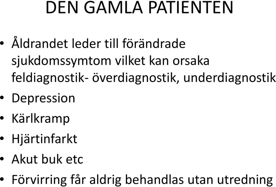 underdiagnostik Depression Kärlkramp Hjärtinfarkt