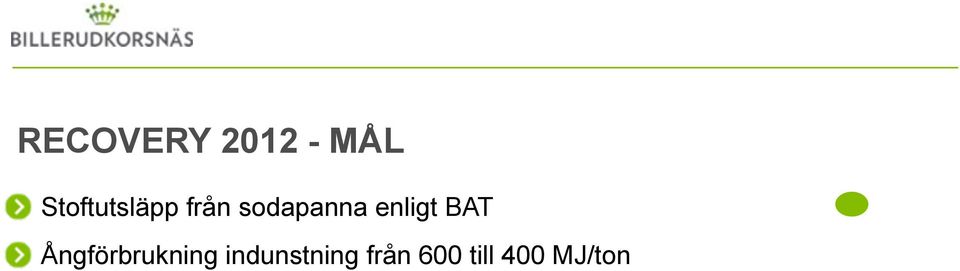 enligt BAT Ångförbrukning