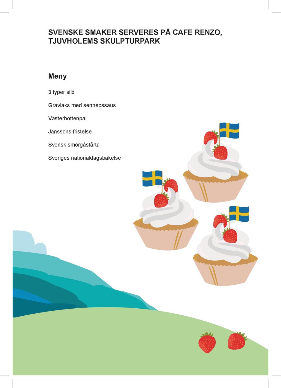 Gravlaks med sennepssaus Västerbottenpai