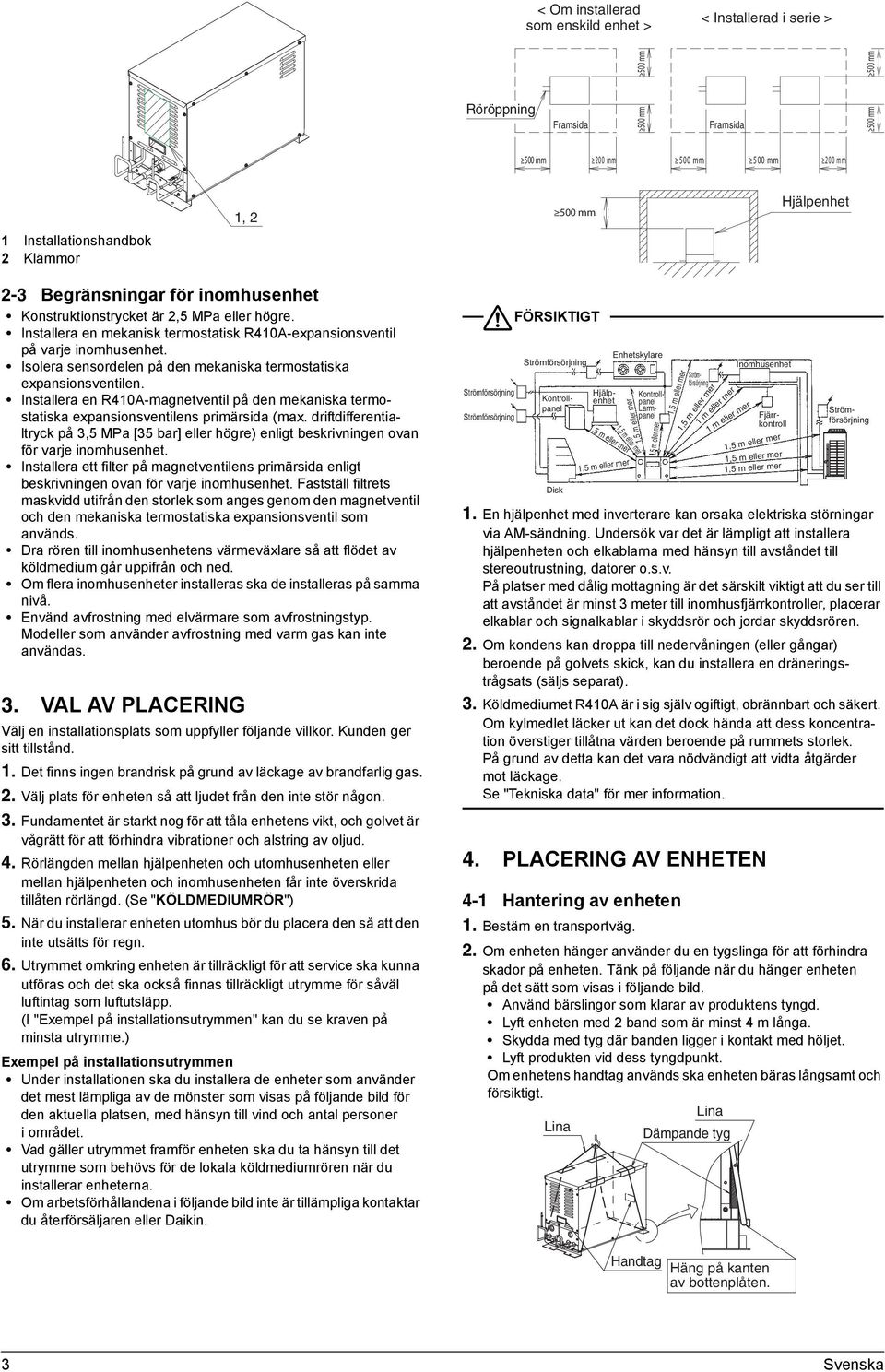 Isolera sensordelen på den mekaniska termostatiska expansionsventilen. Installera en R410A-magnetventil på den mekaniska termostatiska expansionsventilens primärsida (max.