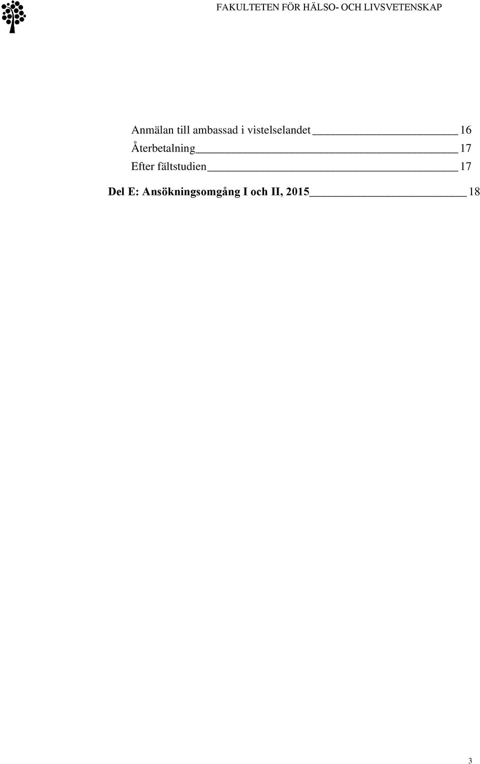 Återbetalning 17 Efter