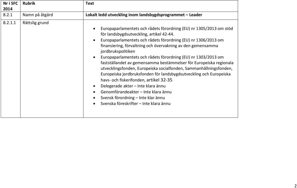 om fastställandet av gemensamma bestämmelser för Europeiska regionala utvecklingsfonden, Europeiska socialfonden, Sammanhållningsfonden, Europeiska jordbruksfonden för landsbygdsutveckling och