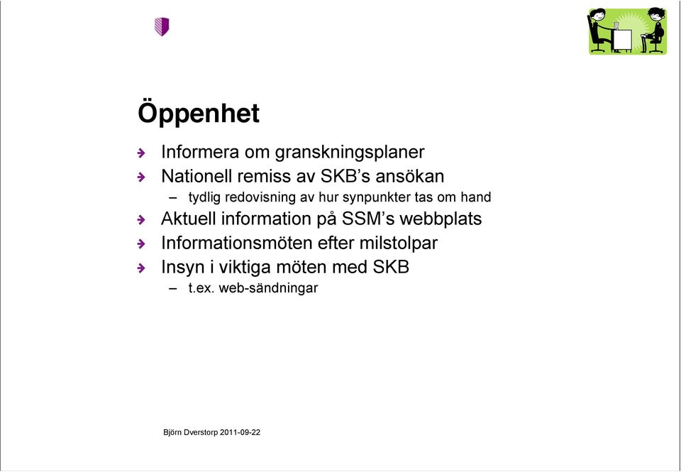 hand Aktuell information på webbplats Informationsmöten