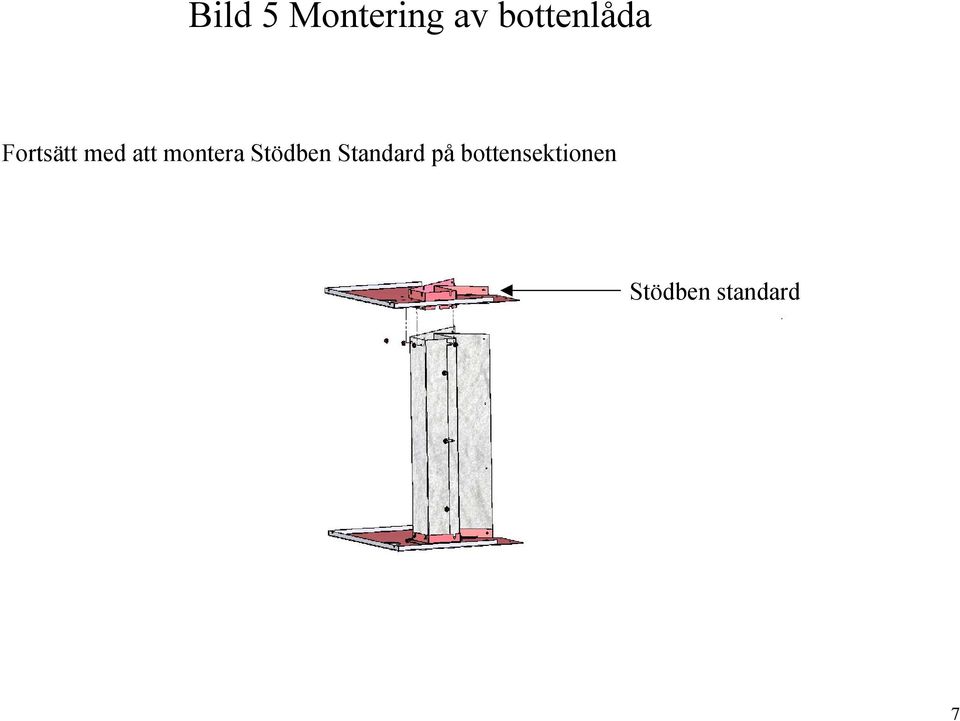 montera Stödben Standard på