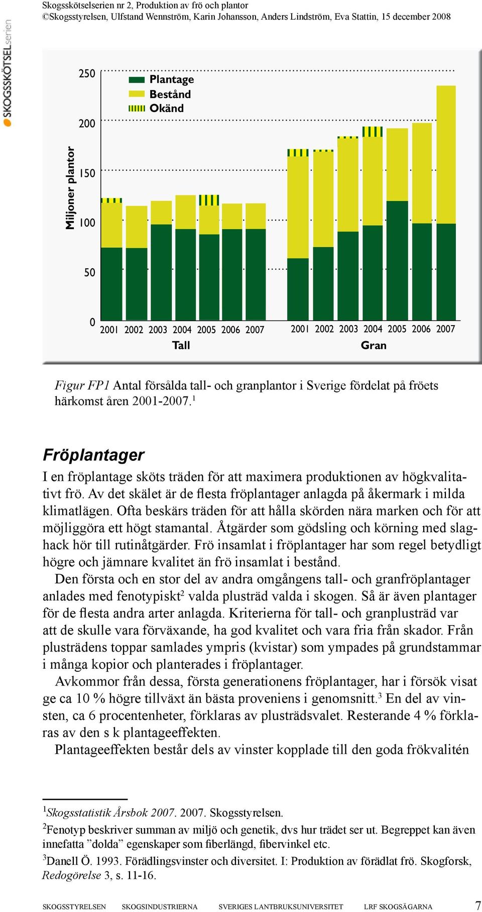 Av det skälet är de flesta fröplantager anlagda på åkermark i milda klimatlägen. Ofta beskärs träden för att hålla skörden nära marken och för att möjliggöra ett högt stamantal.