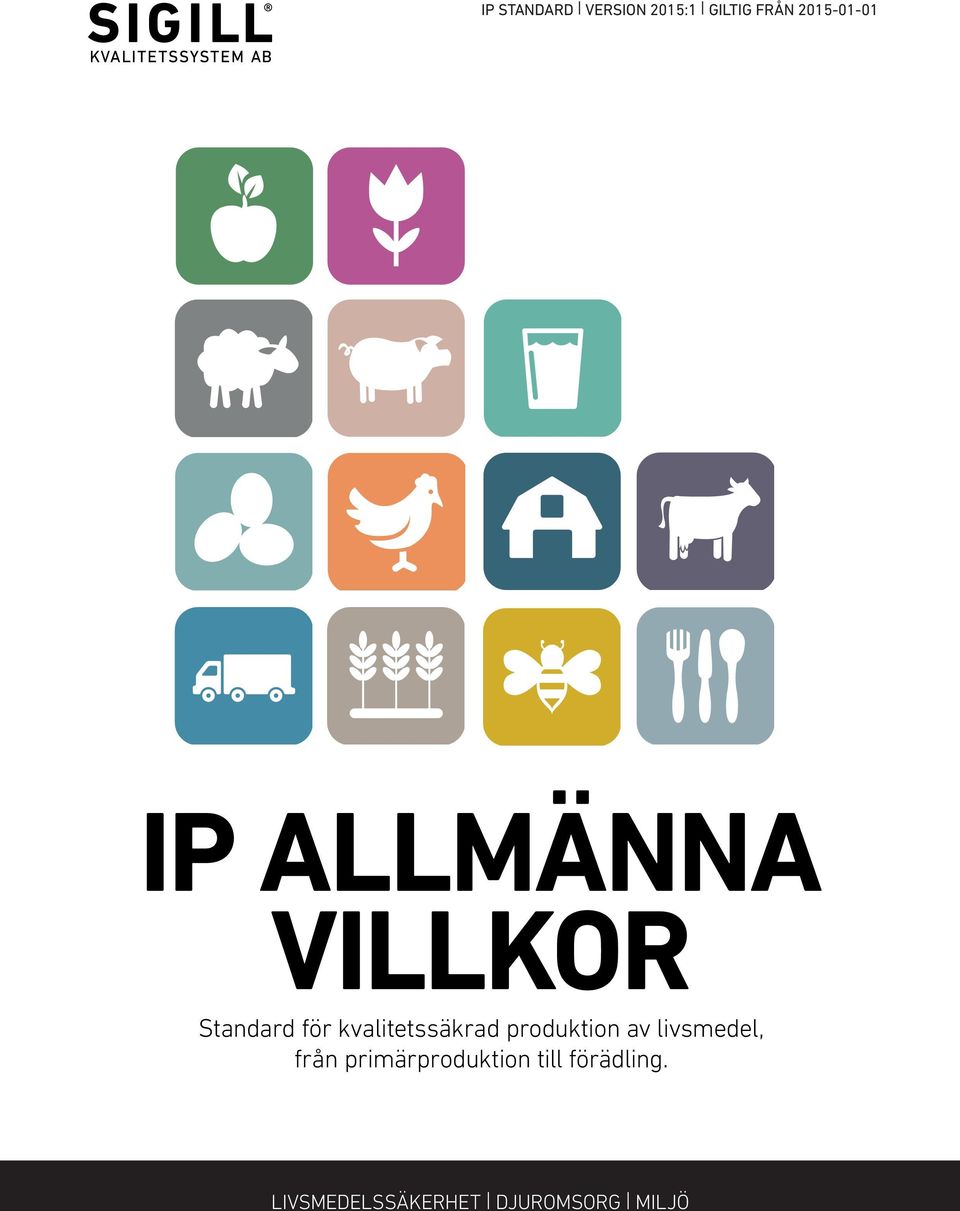 produktion av livsmedel, från primärproduktion