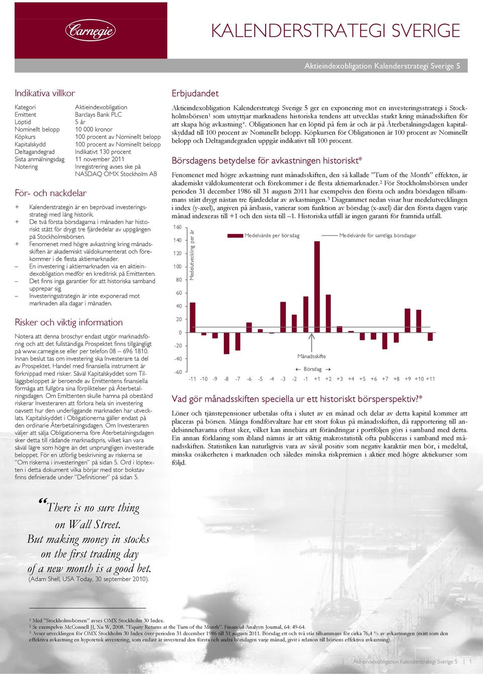 investeringsstrategi med lång historik. + De två första börsdagarna i månaden har historiskt stått för drygt tre fjärdedelar av uppgången på Stockholmsbörsen.