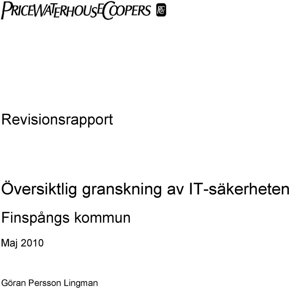 IT-säkerheten Finspångs