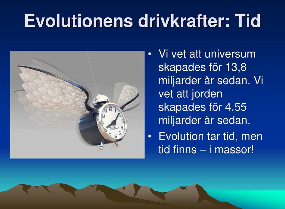 Vi vet att jorden skapades för 4,55 miljarder