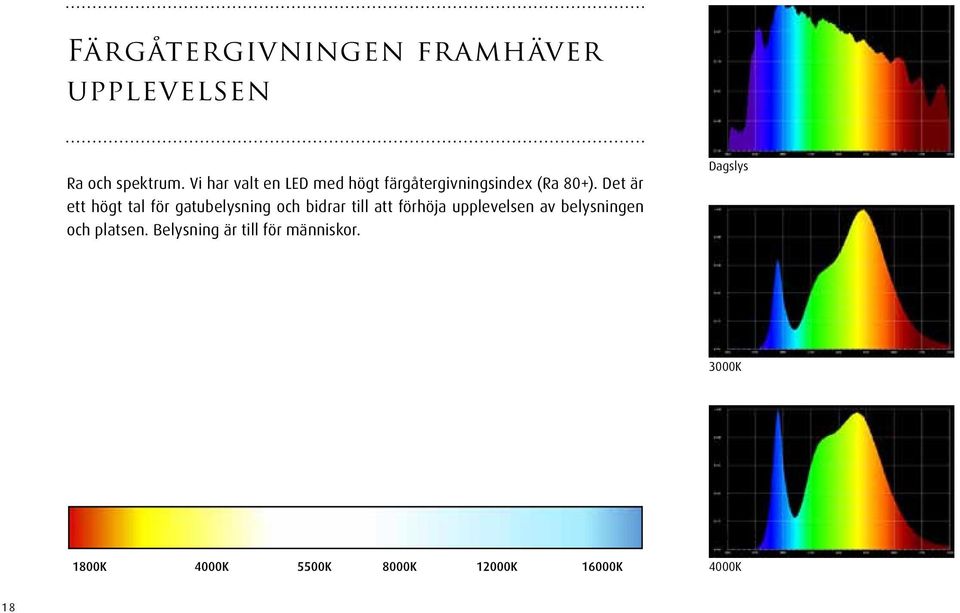 Det är ett högt tal för gatubelysning och bidrar till att förhöja upplevelsen av