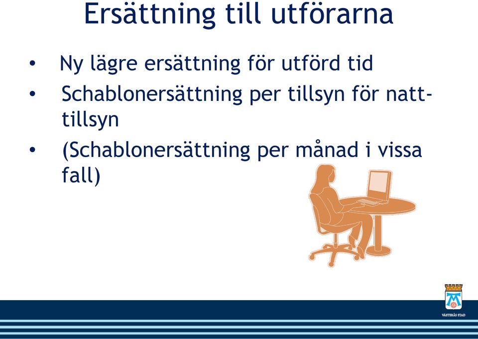 Schablonersättning per tillsyn för