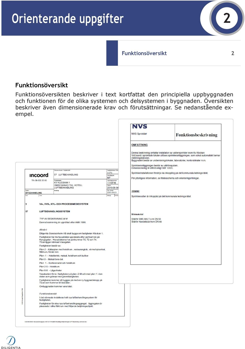 uppbyggnaden och funktionen för de olika systemen och delsystemen i