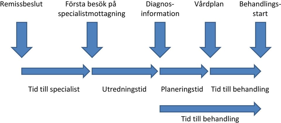 Diagnosinformation Behandlingsstart Tid till