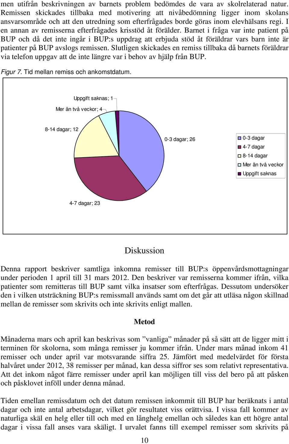 I en annan av remisserna efterfrågades krisstöd åt förälder.