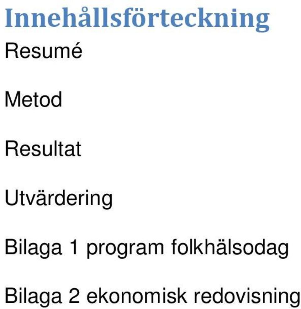 Bilaga 1 program