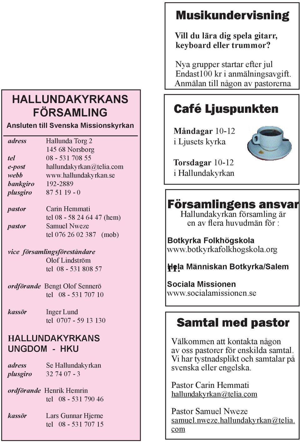telia.com webb www.hallundakyrkan.