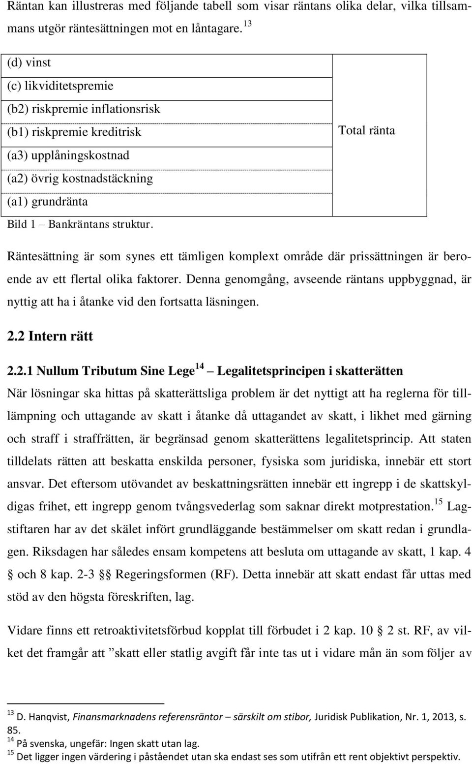 Total ränta Räntesättning är som synes ett tämligen komplext område där prissättningen är beroende av ett flertal olika faktorer.