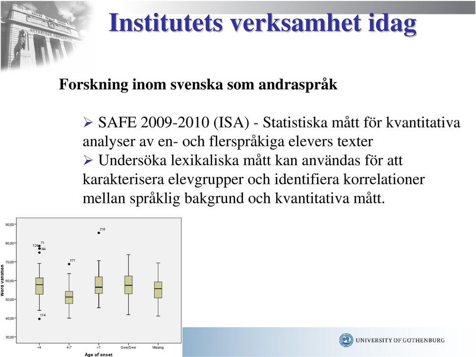 Undersöka lexikaliska mått kan användas för att karakterisera elevgrupper