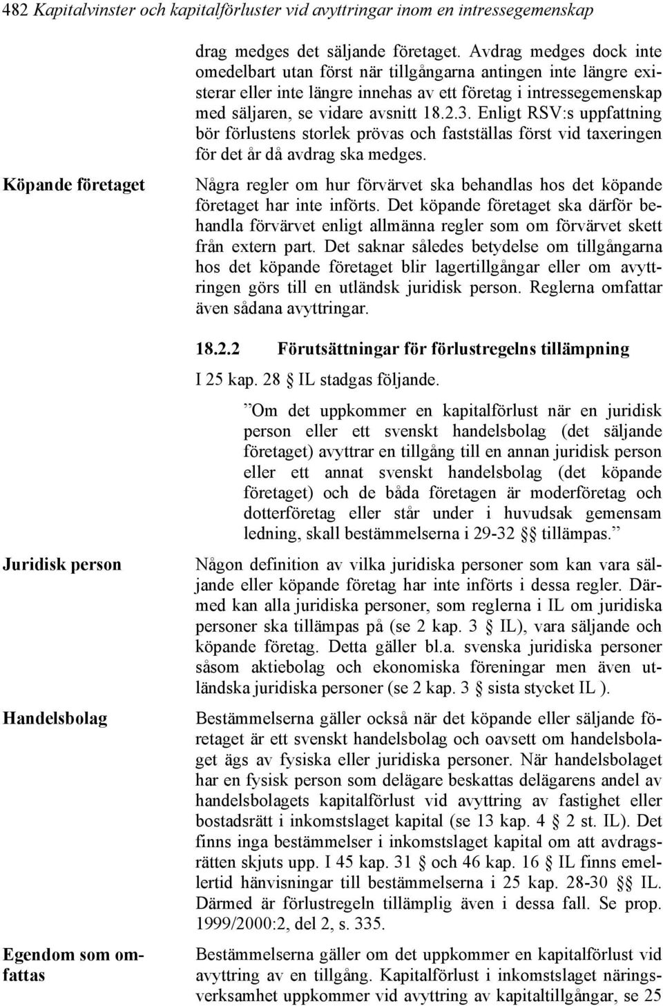 Enligt RSV:s uppfattning bör förlustens storlek prövas och fastställas först vid taxeringen för det år då avdrag ska medges.